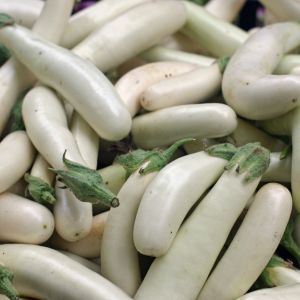 Graines d'Aubergines Bio longue blanche en Sachet